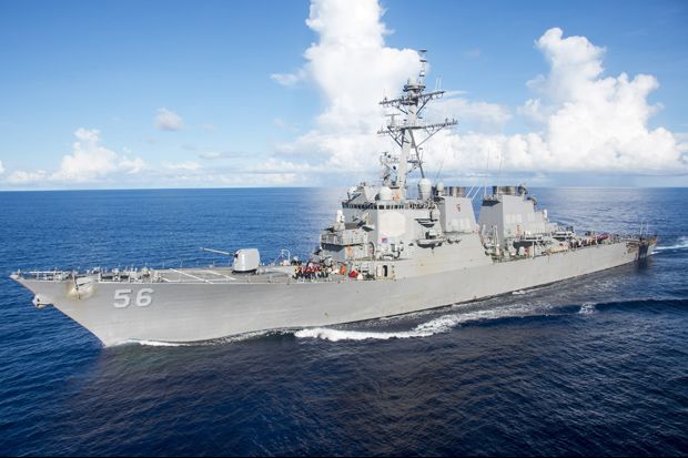 TNI Kerahkan Dua Kapal Cari Korban Tabrakan Kapal Perang AS