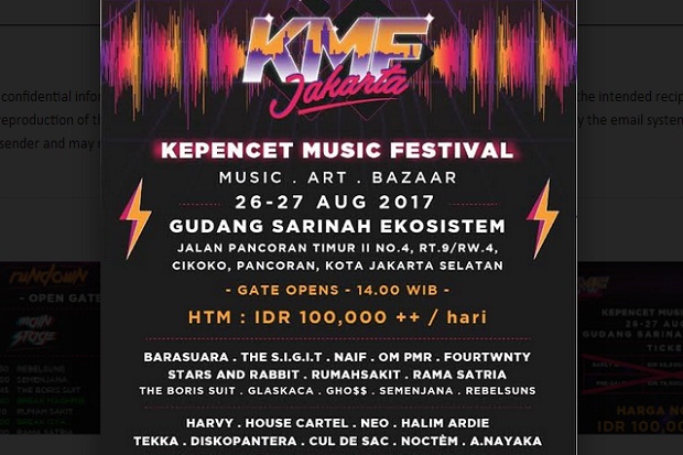 Sindhen App Gelar Kepencet Music Festival