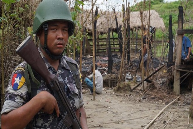 Militan Rohingya dan Pasukan Myanmar Tempur Sengit, 71 Tewas
