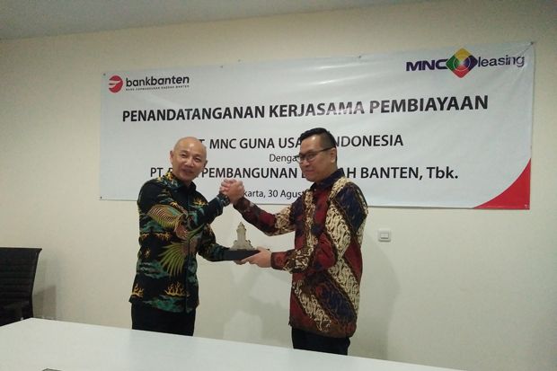 MNC Leasing dan Bank Banten Teken Kerja Sama Pembiayaan