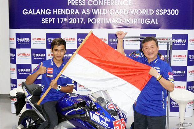 Pembalap Muda Indonesia Perkuat Yamaha di Ajang World Supersport 300