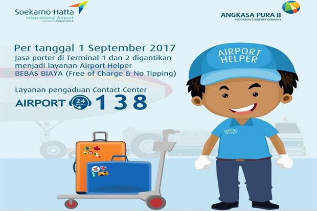Per 1 September, Layanan Airport Helper Gratis di Bandara Soetta