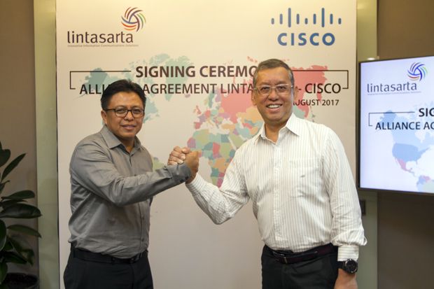 Perkuat Layanan ICT, Lintasarta dan Cisco Jalin Kerja Sama Strategis