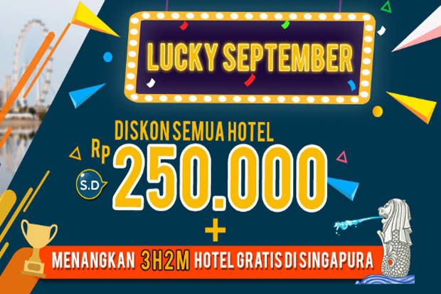 Promo Lucky September Mister Aladin Berhadiah Menginap di Singapura