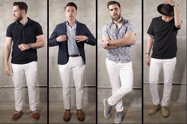 Tips Padu Padan Celana Jins Putih untuk Pria