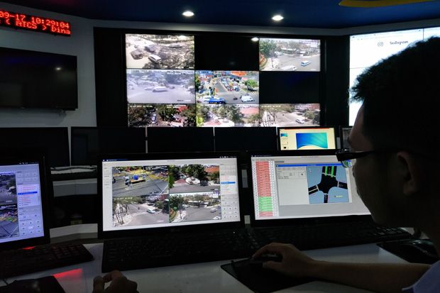 Mengintip Ruang Area Traffic Control System Dishub Bandung