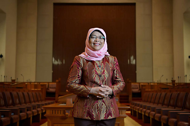 Halimah Yacob, Presiden Wanita Pertama Singapura