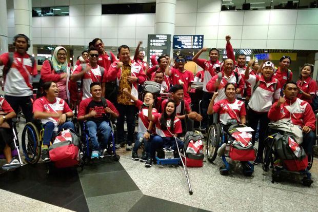 Kontingen ASEAN Para Games Indonesia Tiba di Kuala Lumpur