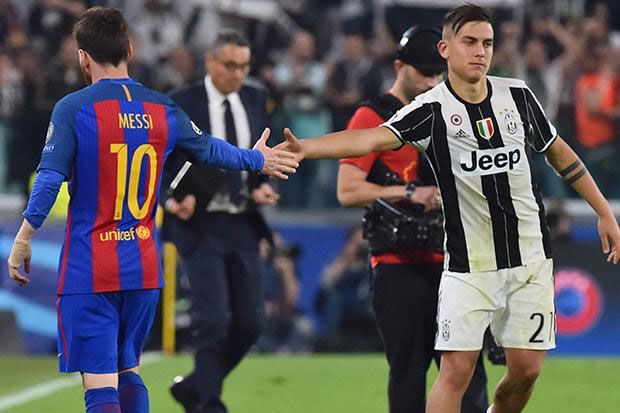 Susunan Pemain Barcelona vs Juventus: Messi vs Dybala