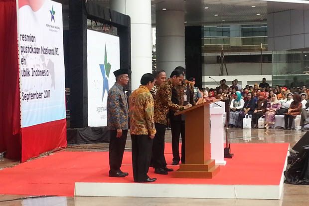 Tertinggi di Dunia, Jokowi Resmikan Gedung Perpustakaan Nasional