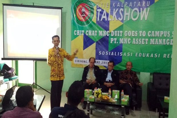 Gaet Pasar, MNC Asset Management Roadshow di STIE Kalpataru Bogor