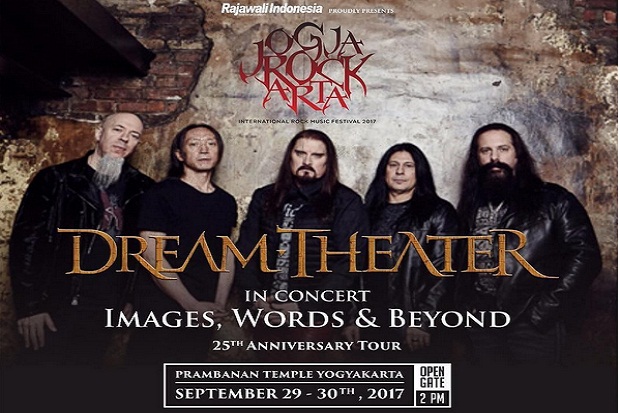 Dream Theater Gaungkan Musik Keras di Candi Prambanan