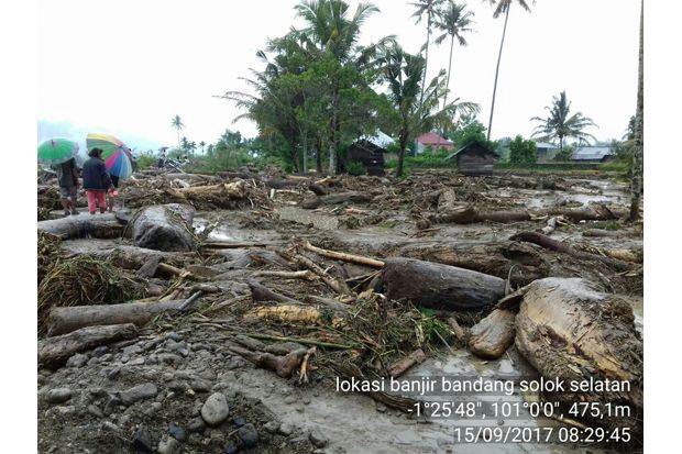 Tanggap Darurat Banjir Bandang Solok Selatan hingga 22 September 2017