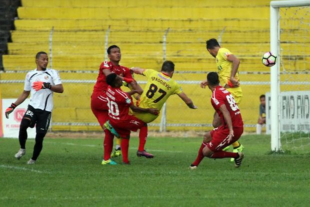 Bhayangkara FC Buat Semen Padang Tertunduk Lesu