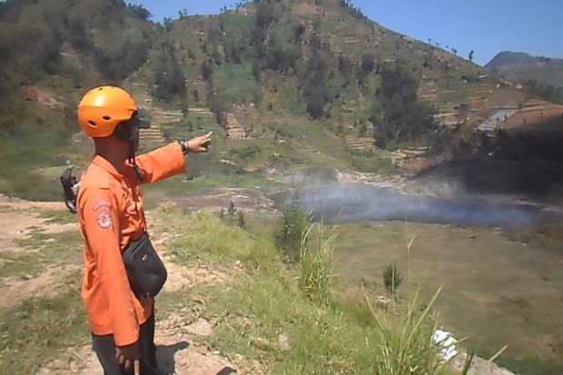 Waspada, Aktivitas Kawah Sileri Gunung Api Dieng Masih Tinggi