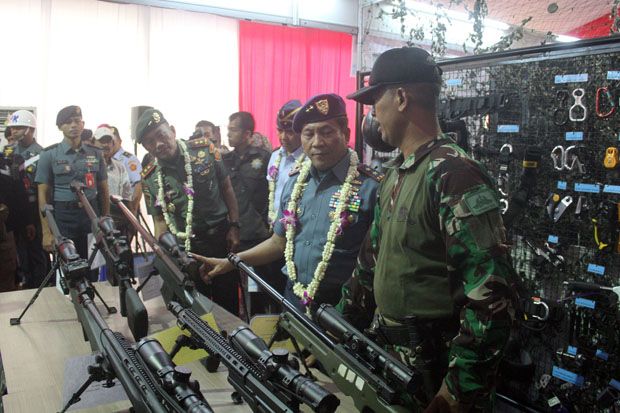 Rayakan HUT ke-72, TNI Pamerkan Alutsista