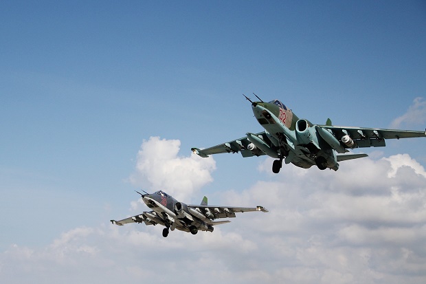 AS Sebut Jet Rusia Serang Kelompok Oposisi
