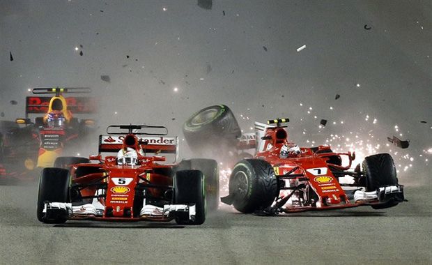 Ferrari Tuding Verstappen Bertanggung Jawab atas Insiden di GP Singapura