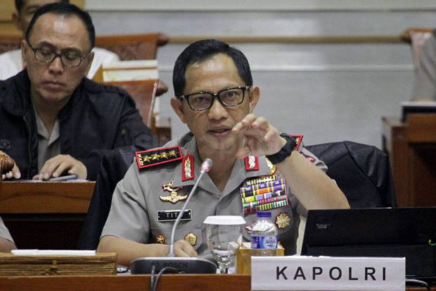 Pimpinan KPK Hadiri Sertijab Pejabat Polri, Kapolri: Kami Solid