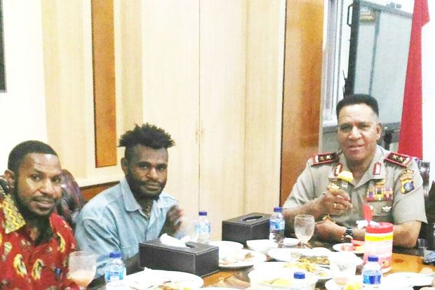 Kapolda Sumut Terima Mahasiswa USU asal Papua