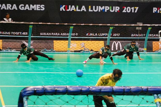 Tim Goal Ball Indonesia Tantang Thailand di Semifinal