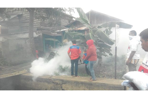 Rescue Perindo Sumsel Fogging Ratusan Rumah di Palembang