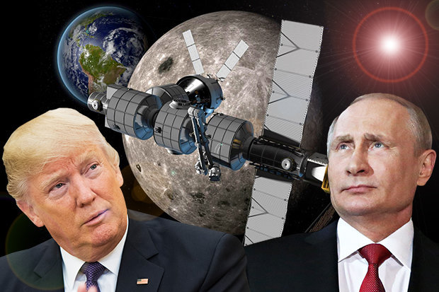 Rusia dan AS Sepakat Bangun Stasiun Luar Angkasa di Bulan