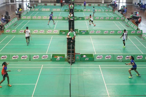 700 Peserta Unjuk Kebolehan di Ajang SIRNAS-MILO Badminton Competition Malang