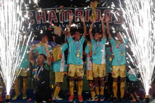Bhayangkara FC (BFC) U-15 Jadi Juara PSSI Jawa Timur
