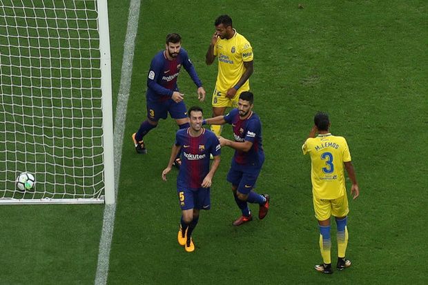 Gol Busquet Jadi Pembuka Kemenangan Barcelona atas Las Palmas