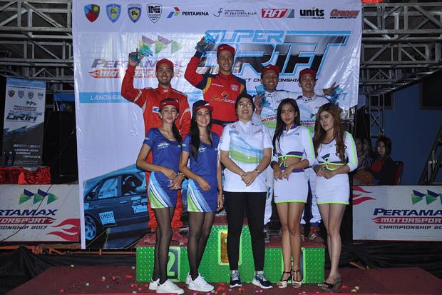 Bersaing Ketat, Drifter Pertamax Motorsport Drift Team Raih Podium