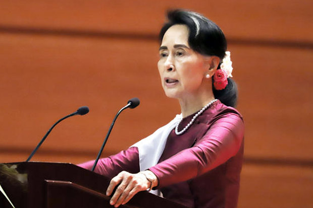 Oxford Cabut Gelar Kehormatan Aung San Suu Kyi
