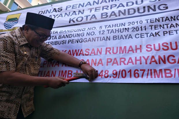 Langgar IMB, Wakil Wali Kota Bandung Segel Rusun Alpina