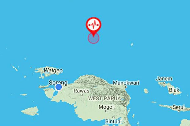 Gempa Bumi 5,1 SR Guncang Kabupaten Tambrauw
