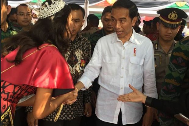 Miss Indonesia 2017 Minta Doa Restu pada Presiden Jokowi