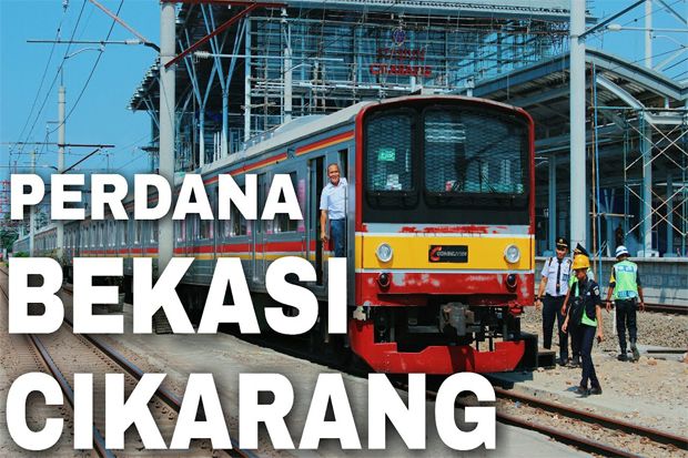KRL Lintas Bekasi-Cikarang dan Stasiun Bekasi Timur Diresmikan