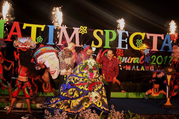 Jatim Night Specta Carnival 2017 Resmi Dibuka di Malang