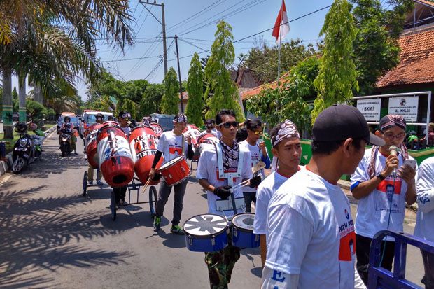Musik Rampak, Mengiringi Pendaftaran Partai Perindo ke KPU Kota Pekalongan