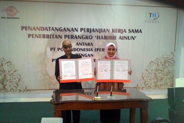 PT Pos Indonesia Segera Terbitkan Prangko Habibie-Ainun