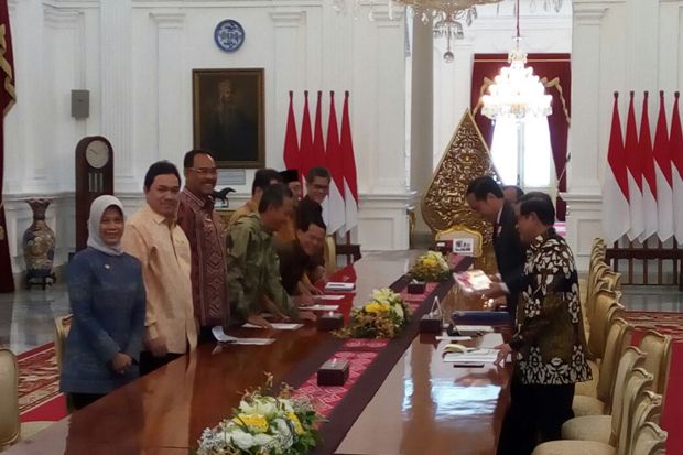 Presiden Jokowi Terima Laporan Ikhtisar Pemeriksaan BPK Tahun 2017