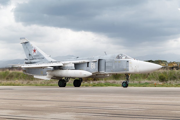 BREAKING: Pesawat Su-24 Rusia Jatuh di Suriah, Semua Kru Tewas