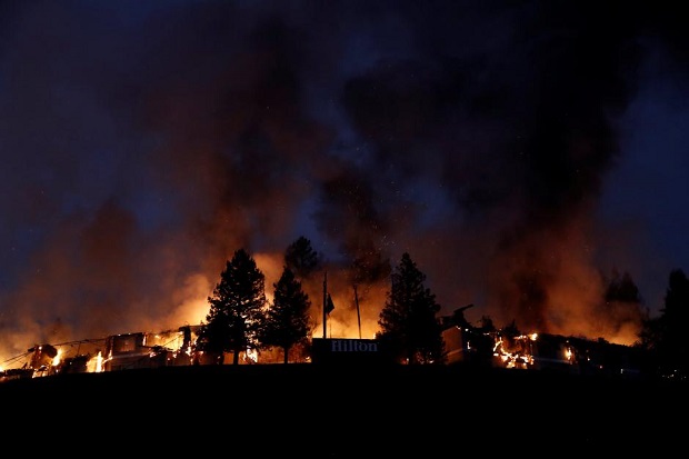 Kebakaran Hebat Landa California, 1.500 Rumah Hancur, 10 Tewas