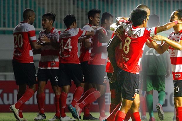 Madura United FC Gagal Panaskan Persaingan Tim Papan Atas