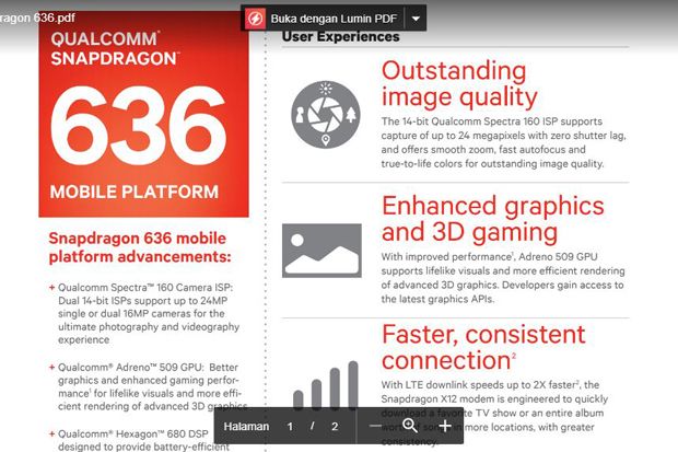 Qualcomm Snapdragon 636 Meluncur November, Ini Keunggulannya
