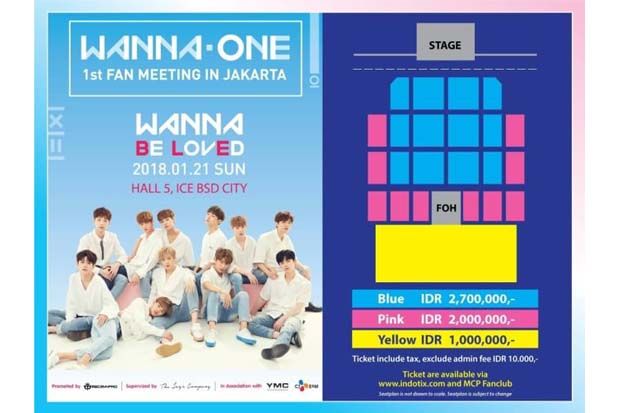 Ini Daftar Harga Tiket Mini Konser Wanna One di Jakarta