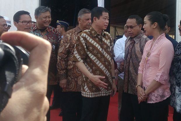 Menteri Jonan Groundbreaking 5 PLTMG dan Resmikan PLTU Lombok