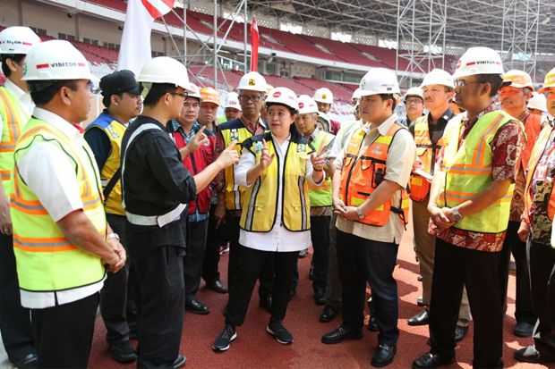 Menko PMK Tinjau Venue dan Infrastruktur Persiapan Asian Games 2018 di GBK