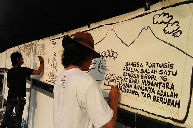 31 Komikus Ramaikan Hari Santri di Simpang Lima Semarang