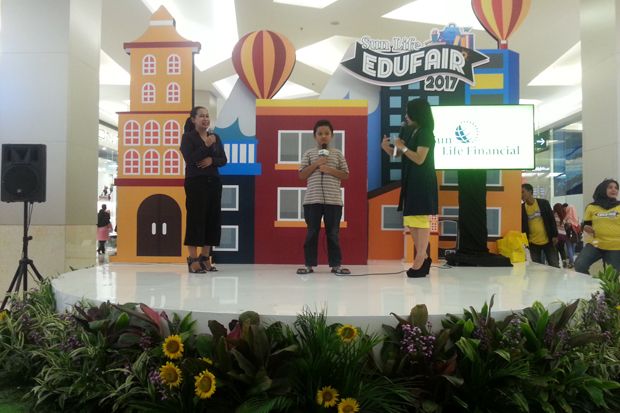 Sun Fair Edufair 2017, Bocah Lugu Ini Sampaikan Ingin Jadi Presiden
