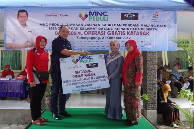 MNC Peduli-Yayasan Jalinan Kasih-Perdami Malang Raya Gelar Operasi Katarak Gratis di Tulungagung